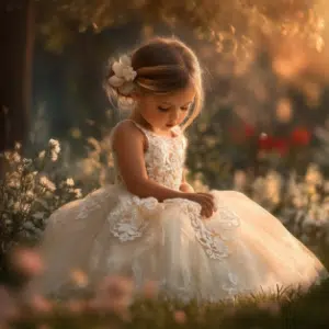 Vestido de niña para ceremonia 