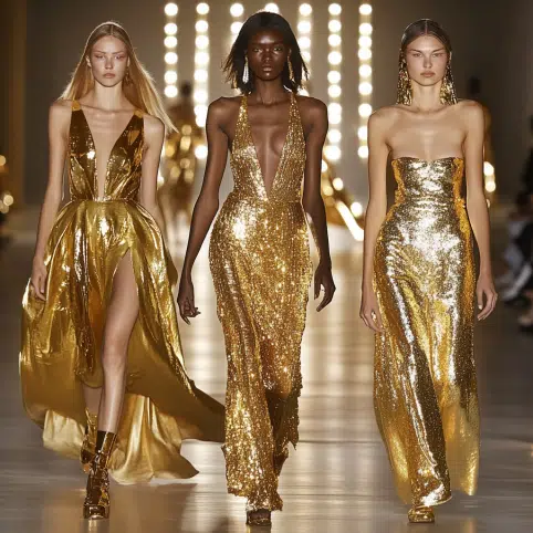 Gold Dresses