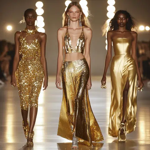 Gold Dresses